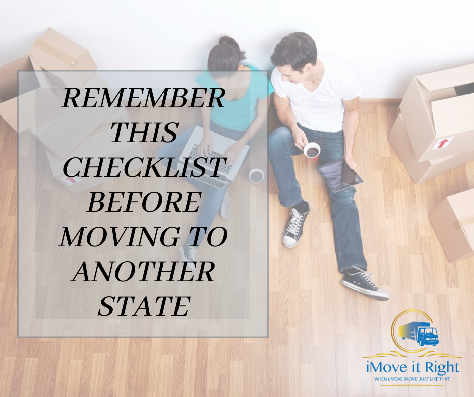 moving to a new state checklist